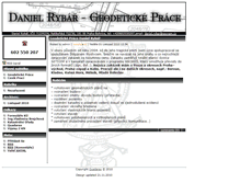 Tablet Screenshot of geodet-rybar.cz